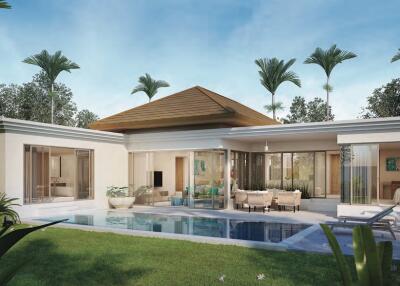 Stylish 3-bedroom villa, with pool view, on Bangtao/Laguna beach