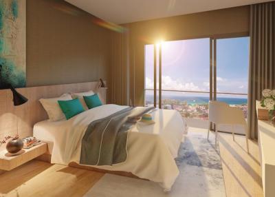 Astonishing 1-bedroom apartments, with pool view, on Karon beach
