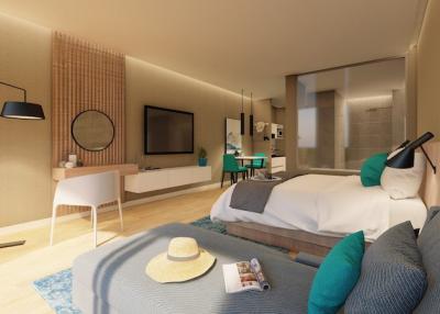 Astonishing 1-bedroom apartments, with pool view, on Karon beach