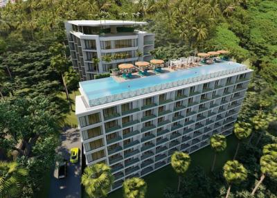 Astonishing 1-bedroom apartments, with pool view, on Karon beach