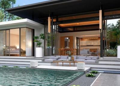 Luxury 3-bedroom villa, with pool view, on Bangtao/Laguna beach