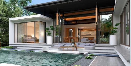 Luxury 3-bedroom villa, with pool view, on Bangtao/Laguna beach