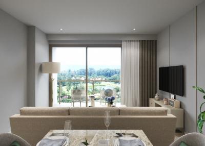 Fashionable 2-bedroom apartments, with garden view and near the sea, on Bangtao/Laguna beach