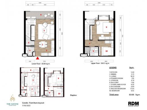 2 ห้องนอน, 2 ห้องน้ำ คอนโด ราคา ฿ 9,765,000