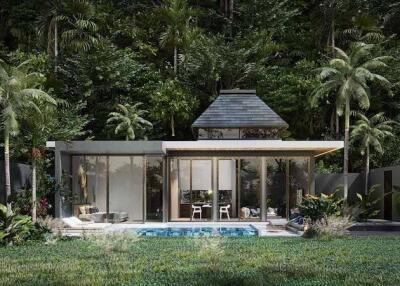 Stylish 1-bedroom villa, with pool view, on Nathon beach