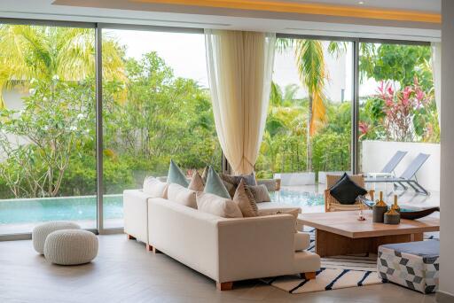 Cozy premium, large 3-bedroom villa, with mountain view in The Pavilions Phuket project, on Bangtao/Laguna beach  ( + Video review)