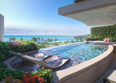 Amazing, spacious 3-bedroom apartments, with sea view and near the sea, on Bangtao/Laguna beach