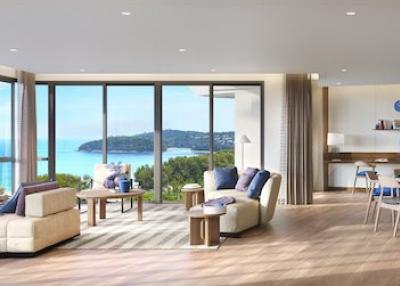 Stunning, spacious 3-bedroom apartments, with sea view and near the sea, on Bangtao/Laguna beach