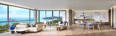 Stunning, spacious 3-bedroom apartments, with sea view and near the sea, on Bangtao/Laguna beach