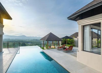 Fashionable, large 4-bedroom apartments, with mountain view in The Pavilions Phuket project, on Bangtao/Laguna beach  ( + Video review)
