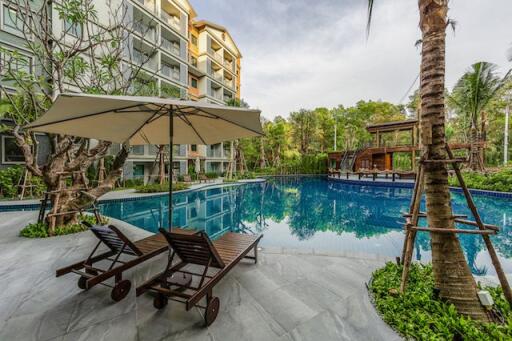 Comfortable 1-bedroom apartments, with pool view in The Title Residencies Naiyang project, on Nai Yang beach