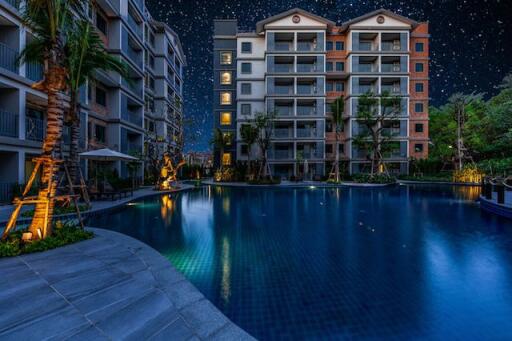 Comfortable 1-bedroom apartments, with pool view in The Title Residencies Naiyang project, on Nai Yang beach