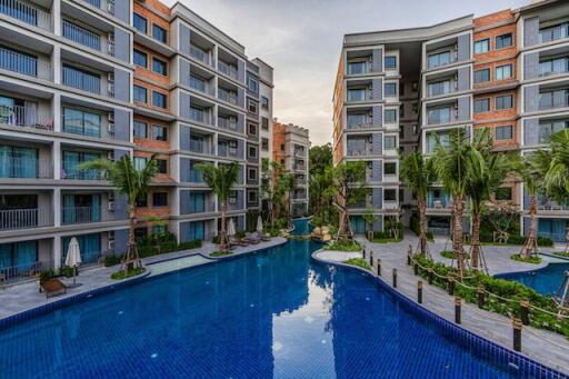 Comfortable 1-bedroom apartments, with pool view in The Title Residencies Naiyang project, on Nai Yang beach