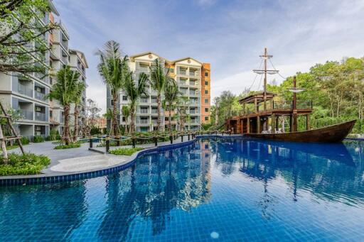 Comfortable 1-bedroom apartments, with pool view in The Title Residencies Naiyang project, on Nai Yang beach