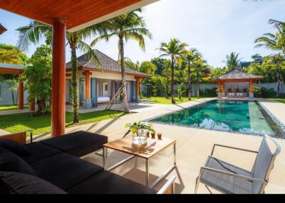 Astonishing premium, large 4-bedroom villa, with pool view, on Bangtao/Laguna beach