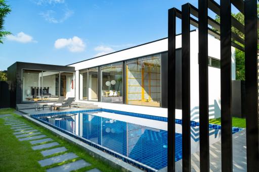 Stylish 3-bedroom villa, with pool view in Villoft Zen Living Resort and Spa project, on Bangtao/Laguna beach