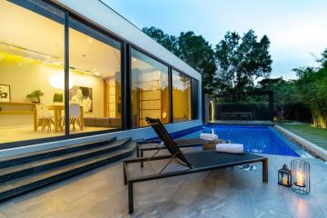 Stylish 3-bedroom villa, with pool view in Villoft Zen Living Resort and Spa project, on Bangtao/Laguna beach