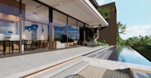 Fashionable premium, spacious 4-bedroom villa, with sea view, on Layan Beach beach