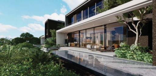 Fashionable premium, spacious 4-bedroom villa, with sea view, on Layan Beach beach