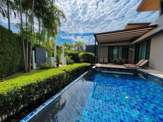 Amazing 3-bedroom villa, with pool view in Baan Bua Modern Zen project, on Nai Harn beach