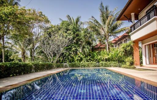 Chic, large 4-bedroom villa, with pool view in Angsana Villas Resort project, on Bangtao/Laguna beach  ( + Video review)