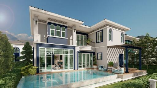 Stunning 3-bedroom villa, with pool view, on Bangtao/Laguna beach