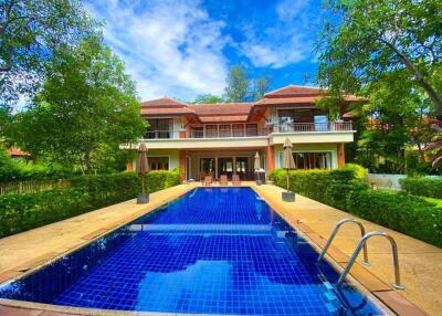 Exclusive premium, large 4-bedroom villa, with pool view in Laguna Waters project, on Bangtao/Laguna beach