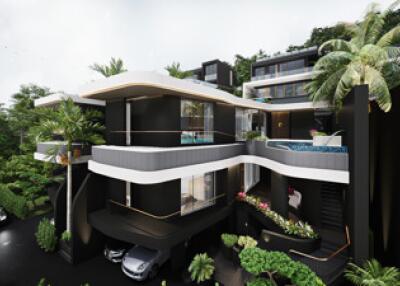 Amazing premium 4-bedroom villa, with sea view, on Layan Beach beach