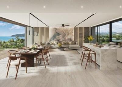 Luxury, spacious 3-bedroom villa, with sea view and near the sea, on Bangtao/Laguna beach