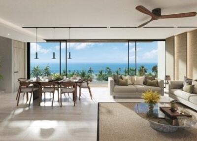 Luxurious, spacious 3-bedroom villa, with sea view and near the sea, on Bangtao/Laguna beach