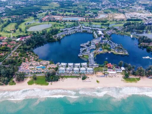 Luxurious 2-bedroom apartments, with lake view and near the sea in Angsana Beachfront Residences project, on Bangtao/Laguna beach