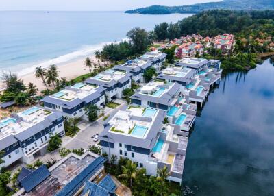 Luxurious 2-bedroom apartments, with lake view and near the sea in Angsana Beachfront Residences project, on Bangtao/Laguna beach