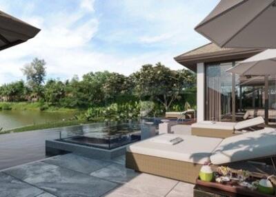 Chic premium, large 5-bedroom villa, with pool view and near the sea in Banyan Tree Residences project, on Bangtao/Laguna beach  ( + Video review)
