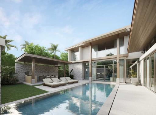 Amazing, spacious 4-bedroom villa, with pool view, on Bangtao/Laguna beach