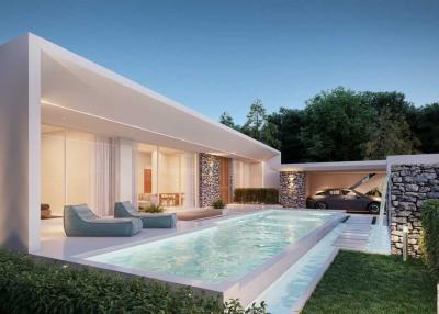 Comfortable premium, large 5-bedroom villa, with pool view, on Bangtao/Laguna beach