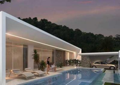 Cozy premium, spacious 4-bedroom villa, with pool view, on Bangtao/Laguna beach