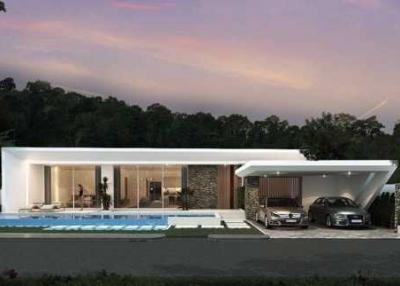 Stylish premium, spacious 4-bedroom villa, with pool view, on Bangtao/Laguna beach