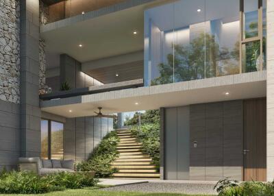Fashionable premium, spacious 3-bedroom villa, with urban view, on Bangtao/Laguna beach