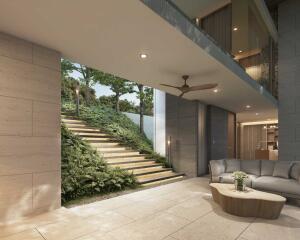 Fashionable premium, spacious 3-bedroom villa, with urban view, on Bangtao/Laguna beach