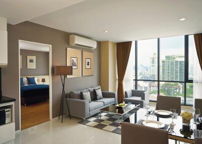 For RENT : Movenpick Residences Ekkamai Bangkok / 2 Bedroom / 2 Bathrooms / 87 sqm / 77000 THB [R11719]