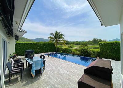 Golf Course 2.5 Bed Pool Villa For Sale on Black Mountain Golf Club
