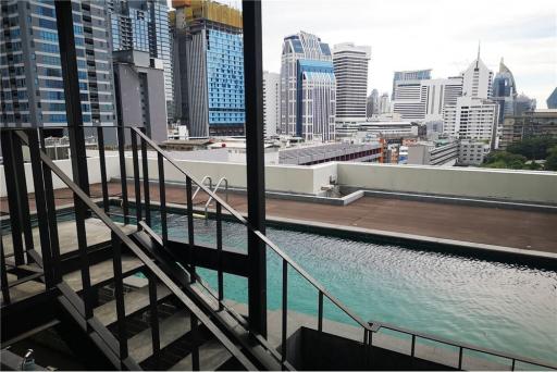 Rare Item! Bareshell duplex condo with a private swimming pool for sale in Nana-Asoke