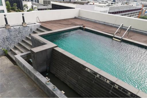 Rare Item! Bareshell duplex condo with a private swimming pool for sale in Nana-Asoke