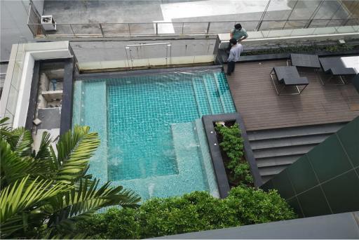 Rare Item! Bareshell duplex condo with a private swimming pool for sale in Nana-Asoke - 920071001-10389