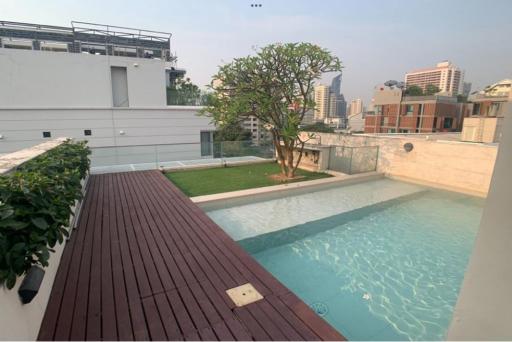 For sale with tenant townhouse with private pool in Sukhumvit 49.