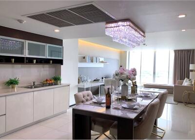 A modern, spacious with a spectacular view condo in Sathorn close by BTS Chong Nonsi. - 920071062-70