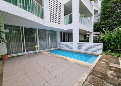 Pet Friendly apartment ,Huge Balcony, Modern style 4 Beds with private swimming pool. BTS Ekamai - 920071001-9948