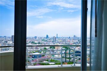 Modern 3+1Bed 3Bath with unblock view balcony on a high floor in Sathorn - 920071001-9483