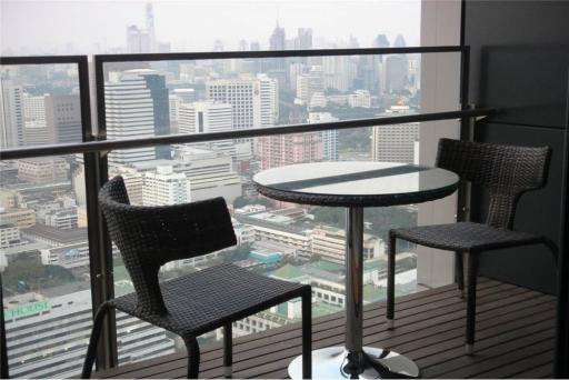 The Met 3Beds,High floorFor Rent close BTS Sathon