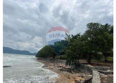 Beachfront land almost 9 rai @Don Sak Pier to Samui,Surattani